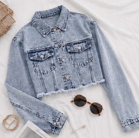 Giacca Demin Cropped | Rose Maison IsaLove - Maison IsaLove