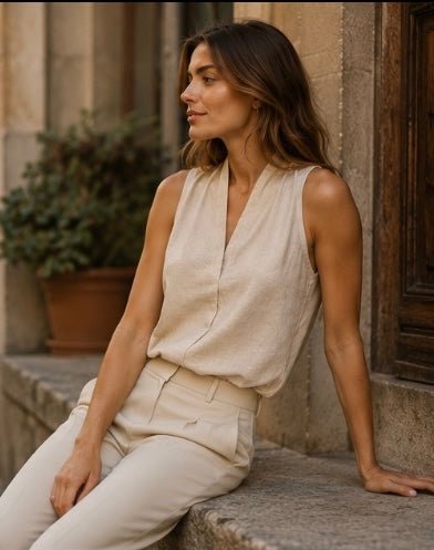 Blusa smanicate | Rose Maison IsaLove - Maison IsaLove
