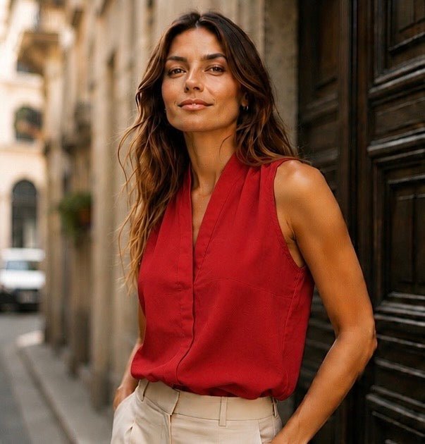 Blusa smanicate | Rose Maison IsaLove - Maison IsaLove