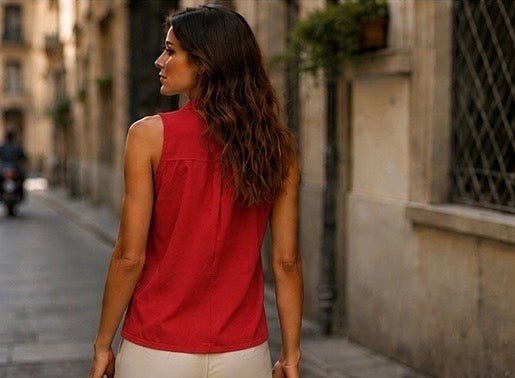 Blusa smanicate | Rose Maison IsaLove - Maison IsaLove