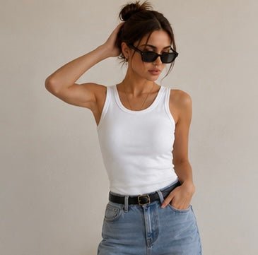 Canotta Essential Rib | Rose Maison IsaLove - Maison IsaLove