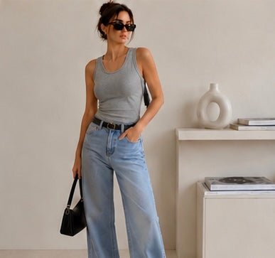 Canotta Essential Rib | Rose Maison IsaLove - Maison IsaLove