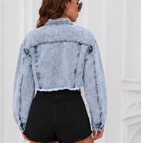 Giacca Demin Cropped | Rose Maison IsaLove - Maison IsaLove