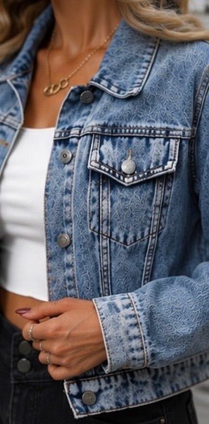 Giacca in Demin | Rose Maison IsaLove - Maison IsaLove