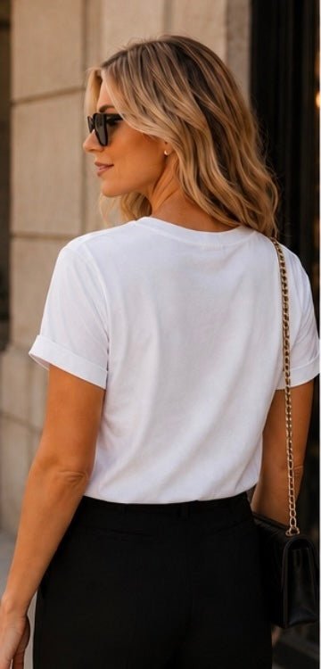T-shirt donna | Rose Maison IsaLove - Maison IsaLove